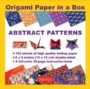 Origami Paper in a Box - Abstract Patterns : 192 Sheets of Tuttle Origami Paper: 6x6 Inch Origami Paper Printed with 10 Different Patterns: 32-page Instructional Book of 4 Projects - Book