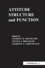 Attitude Structure and Function - Book