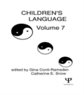 Children's Language : Volume 7 - Book