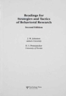 Readings for Strategies and Tactics of Behavioral Research - Book