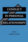 Conflict in Personal Relationships - Book