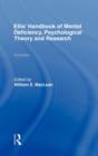 Ellis' Handbook of Mental Deficiency, Psychological Theory and Research - Book