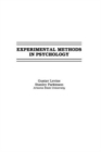 Experimental Methods in Psychology - Book