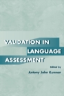 Validation in Language Assessment - Book