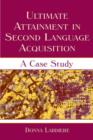 Ultimate Attainment in Second Language Acquisition : A Case Study - Book