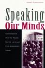 Speaking Our Minds : Conversations With the People Behind Landmark First Amendment Cases - Book
