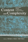 Content and Complexity : information Design in Technical Communication - Book