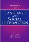 Handbook of Language and Social Interaction - Book
