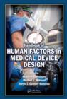Handbook of Human Factors in Medical Device Design - Book