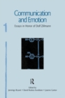 Communication and Emotion : Essays in Honor of Dolf Zillmann - Book