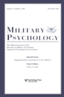 Organizational Commitment in the Military : A Special Issue of military Psychology - Book