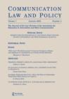 Siebert's Second Proposition in the Twenty-first Century : Society, Government and Free Expression After 9/11:a Special Issue of communication Law and Policy - Book