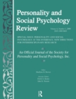 Personality and Social Psychology at the Interface : New Directions for Interdisciplinary Research: A Special Issue of personality and Social Psychology Review - Book