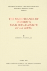 The Significance of Diderot's Essai sur le mA (c)rite et la vertu - Book