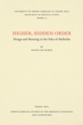 Higher, Hidden Order : Design and Meaning in the Odes of Malherbe - Book