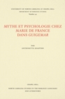 Mythe et Psychologie chez Marie de France dans Guigemar - Book