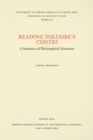 Reading Voltaire's Contes : A Semiotics of Philosophical Narration - Book