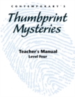 Thumbprint Mysteries Level Four, Teacher's Manual - Book