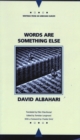Words are Something Else - Book
