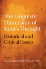 The Linguistic Dimension of Kant's Thought : Historical and Critical essays - Book
