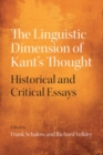 The Linguistic Dimension of Kant's Thought : Historical and Critical Essays - eBook
