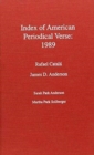 Index of American Periodical Verse 1989 - Book