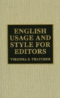 English Usage and Style for Editors - Book