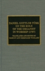 Daniel Gottlob TYrk on the Role of the Organist in Worship (1787) - Book