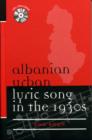Albanian Urban Lyric Song in the 1930s - Book
