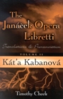 Kat'a Kabanova : Translations and Pronunciation - Book