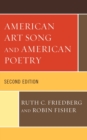 American Art Song and American Poetry - Book