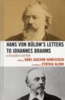 Hans von Bulow's Letters to Johannes Brahms : A Research Edition - Book