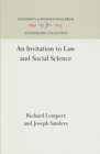 An Invitation to Law and Social Science - Book