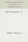 Indo-European /a/ - Book