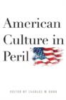 American Culture in Peril - Book