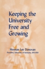 Keeping the University Free and Growing - Book