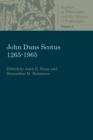 John Duns Scotus 1265-1965 - Book
