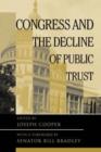 Congress And The Decline Of Public Trust - Book