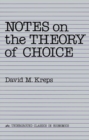 Notes On The Theory Of Choice - Book