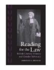 Reading for the Law : British Literary History and Gender Advocacy - Book