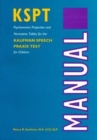The Kaufman Speech Praxis Test for Children - Book