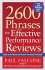 2600 Phrases for Effective Performance Reviews : Ready-to-Use Words and Phrases That Really Get Results - eBook