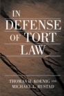 In Defense of Tort Law - Book