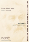 Prose Works 1892: Volume II : Collect and Other Prose - Book
