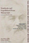 Notebooks and Unpublished Prose Manuscripts: Volumes I-VI - Book