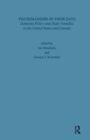 Remainder of Their Days : Domestic Policy & Older Families in the United States & Canada - Book