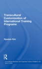 Transcultural Customization of International Training Programs - Book