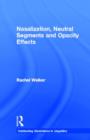 Nasalization, Neutral Segments and Opacity Effects - Book