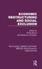 Economic Restructuring and Social Exclusion - Book