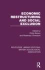Economic Restructuring and Social Exclusion - Book